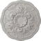 Ekena Millwork Cornelia Ceiling Medallion (Fits Canopies up to 4"), 22 1/2"OD x 1 1/2"P, Ultra Pure White CM22CNUWF - alternate 1